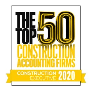 Construction Executive Top 50 Construction Accounting Firms Logo