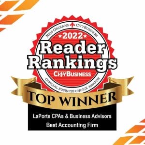 LaPorte was named Top Winner in Accounting Firms